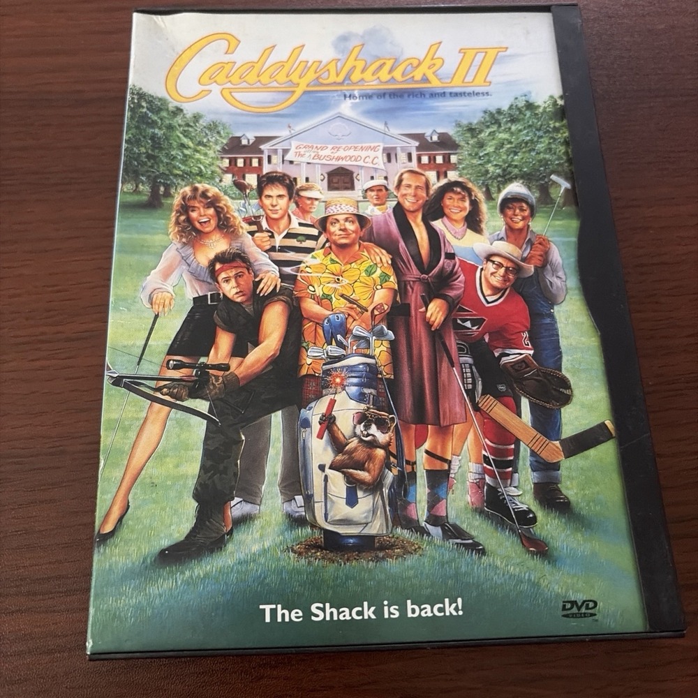 Caddyshack II Snapcase DVD 1988 Chevy Chase Jackie Mason Dan Aykroyd